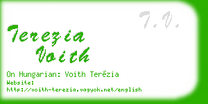 terezia voith business card