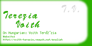 terezia voith business card